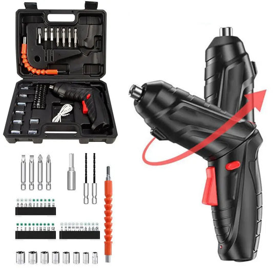 4.2V Power Tool Set – Lithium Battery Mini Electric Drill and Cordless Screwdriver for Household Maintenance and Repair