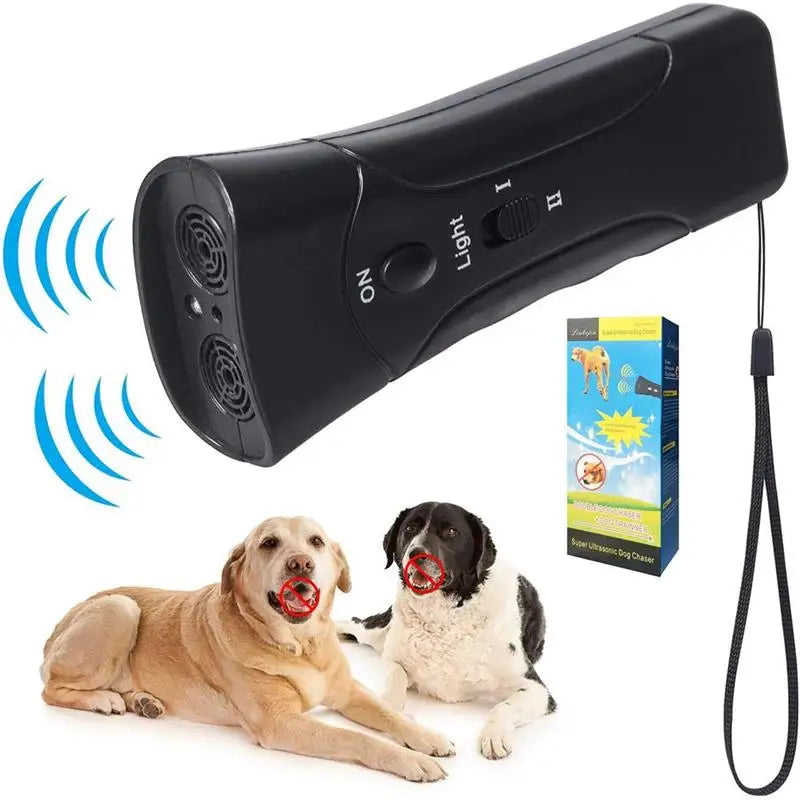 1pc Dog Repeller LED Ultrasonic From Dogs Anti Barking and Training Device