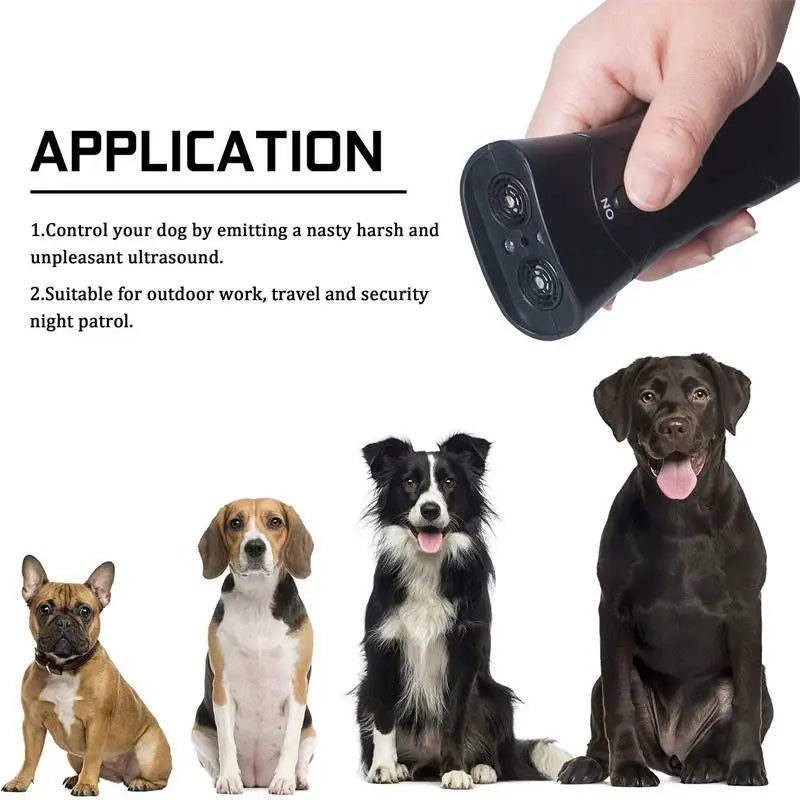 1pc Dog Repeller LED Ultrasonic From Dogs Anti Barking and Training Device