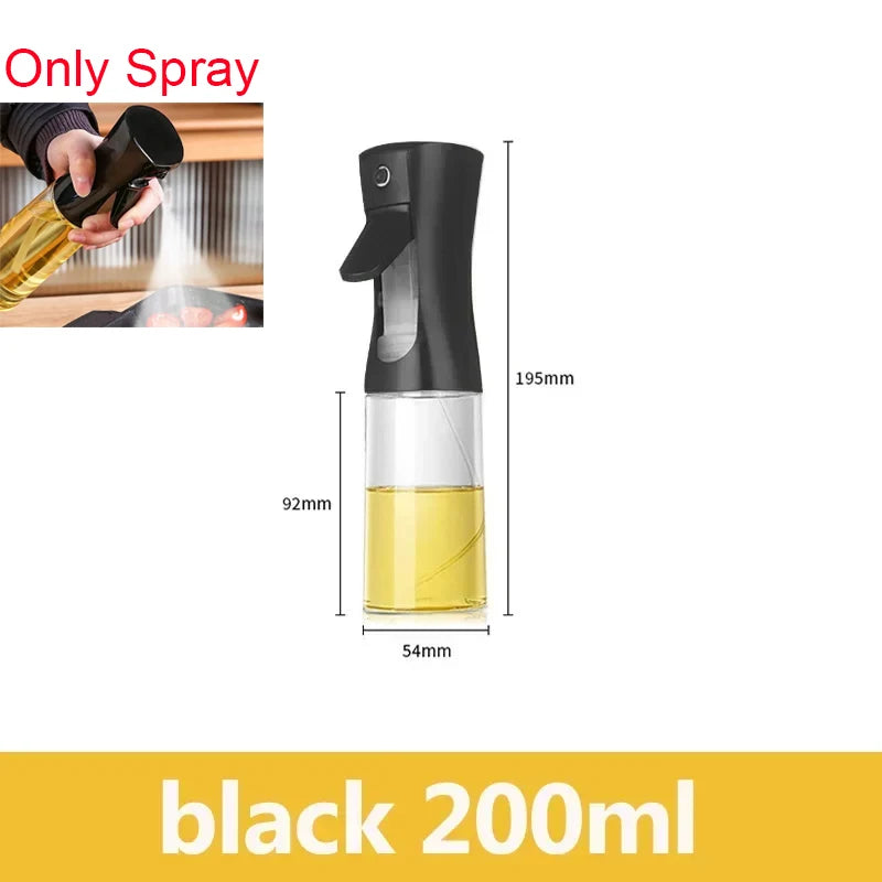 2-in-1 Oil Dispenser Sprayer – Convenient Handle for Kitchen Use, Barbecue, Air Frying, Pan Frying, and Steak Preparation